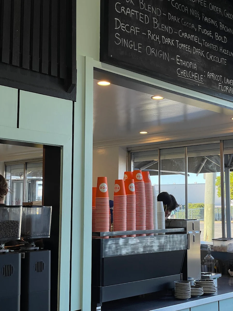 Menu, Fox Coffee