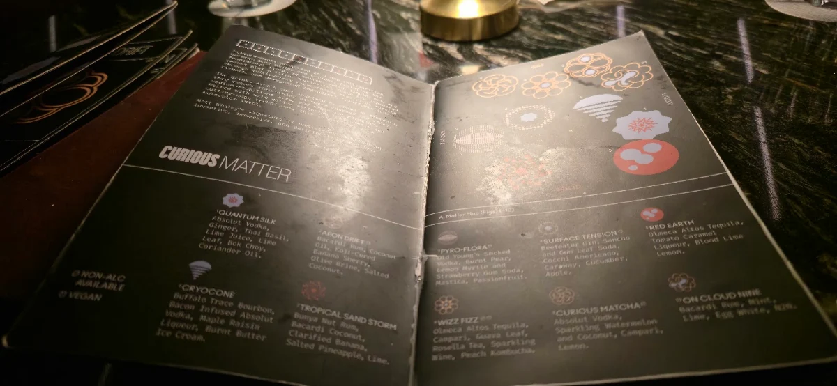 Menu, Curious