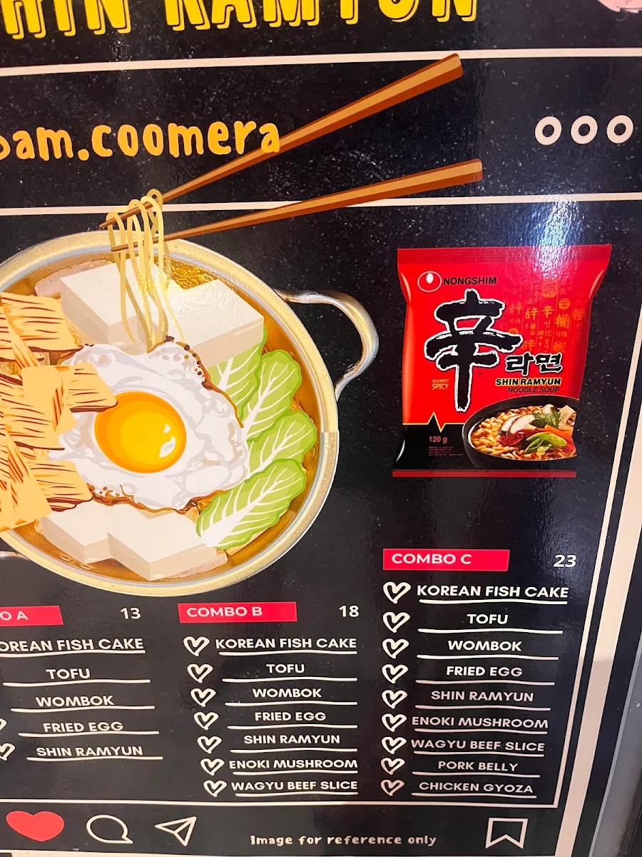 Menu, Bam Bam Korean Fried Chicken & Beer