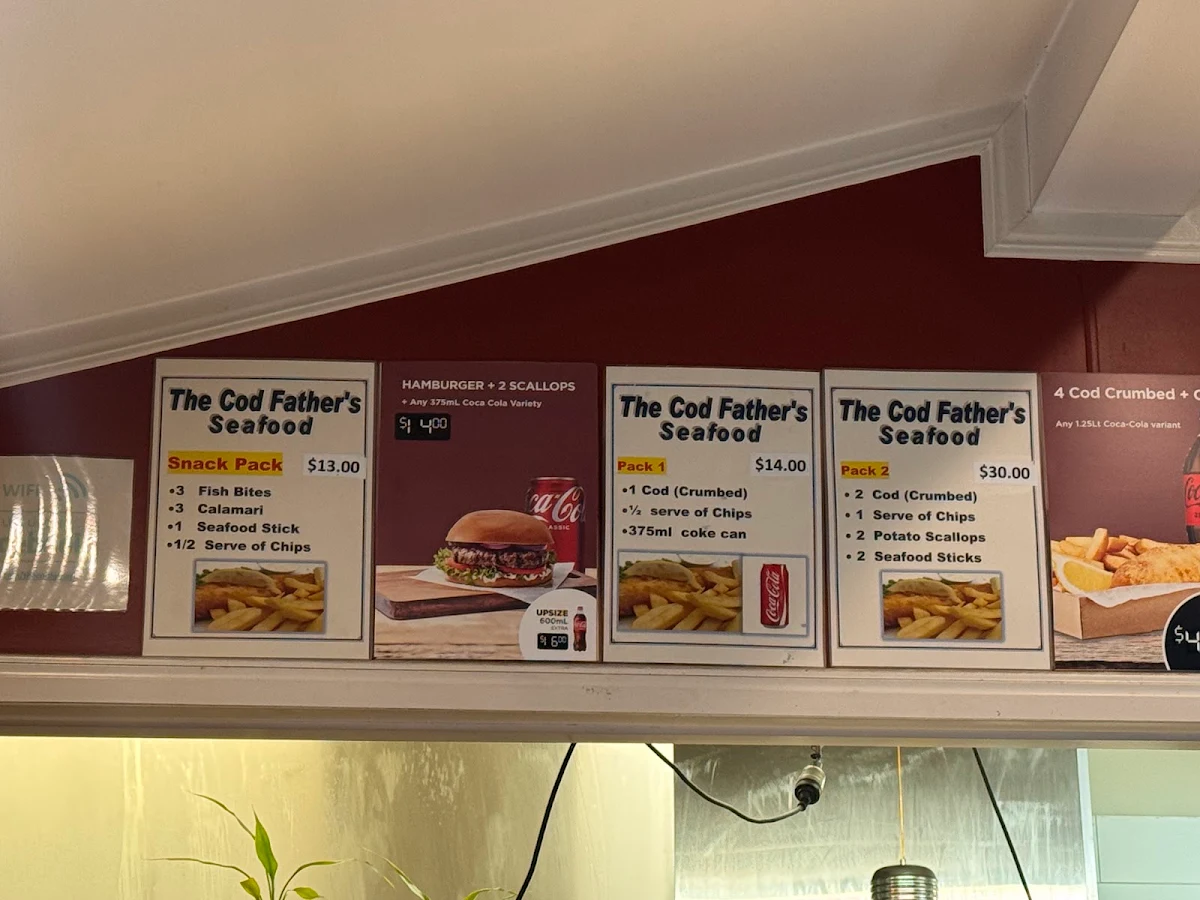 Menu, The Cod Father