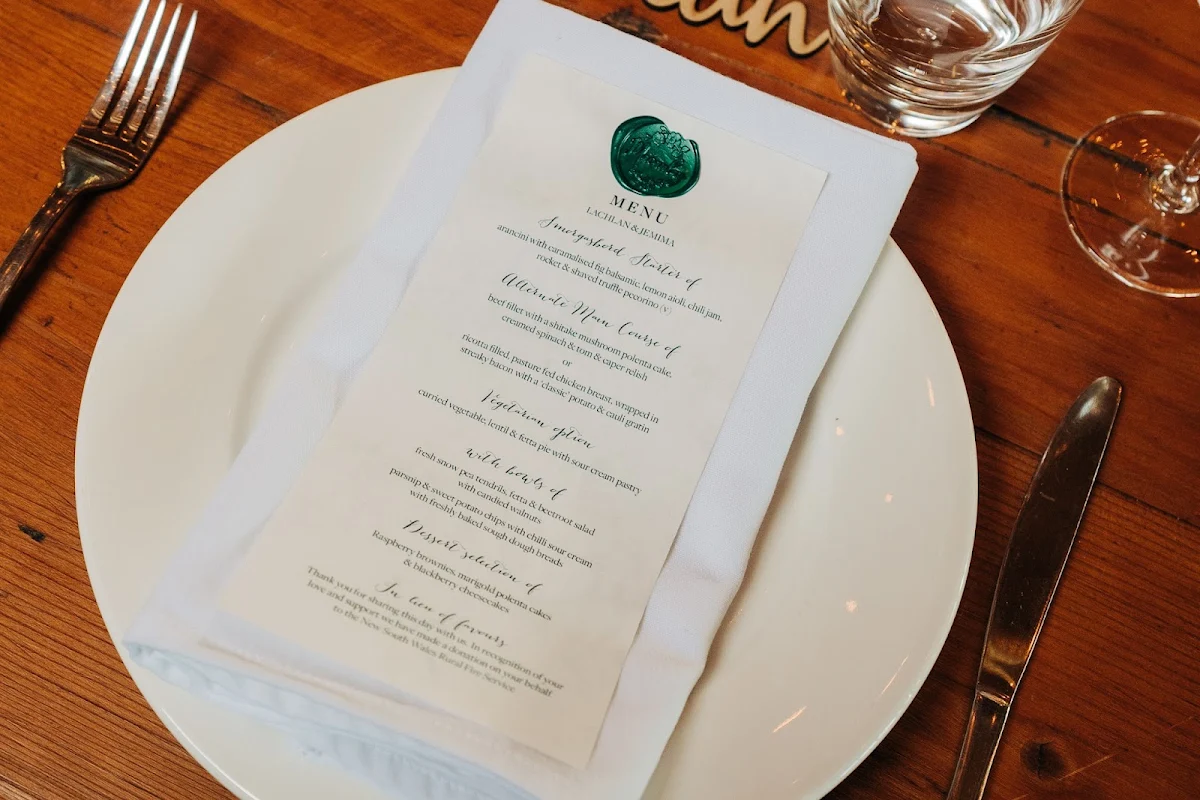 Menu, Redpepper Catering