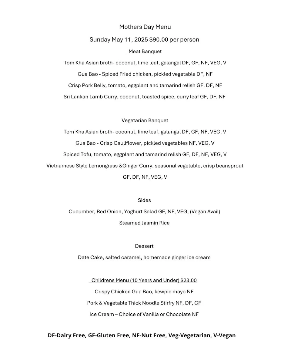 Menu, Kuzu Izakaya, Japanese Dining, Macedon Ranges