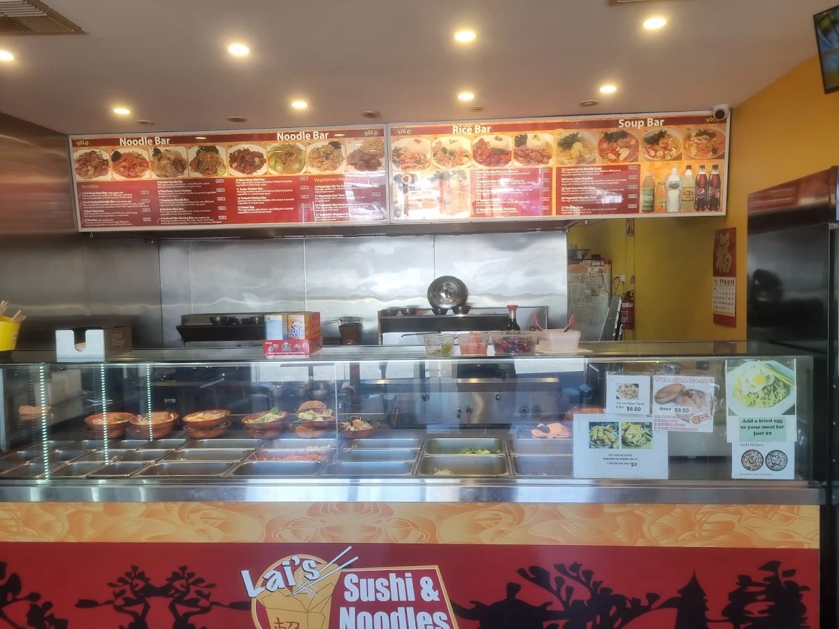 Vibe, Lai's Sushi and Noodles