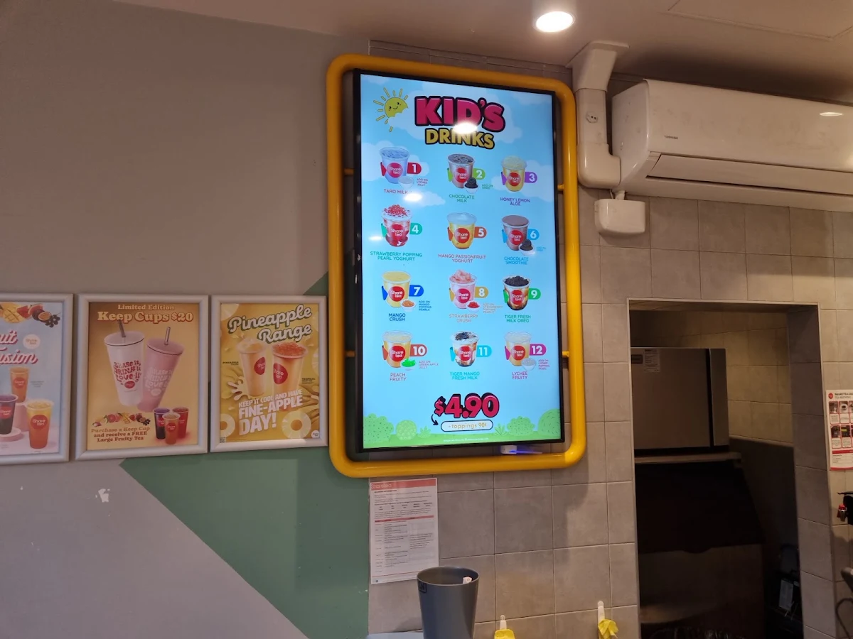Menu, Sharetea Hawthorn