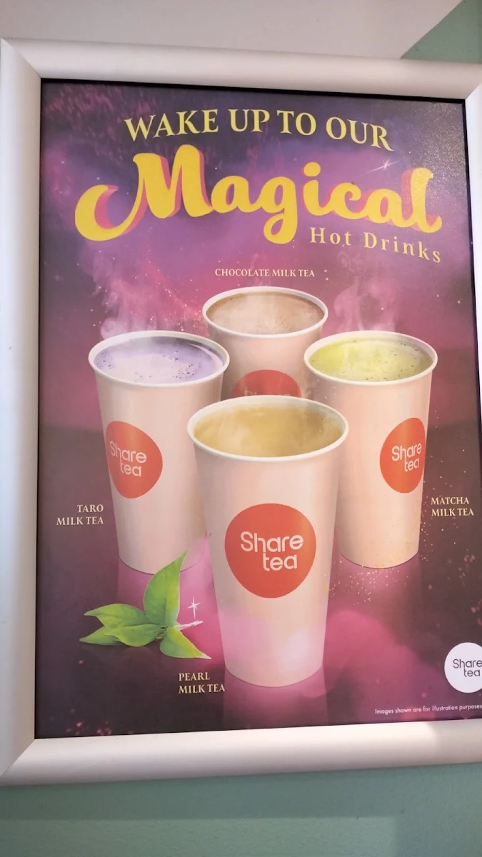 Menu, Sharetea Hawthorn