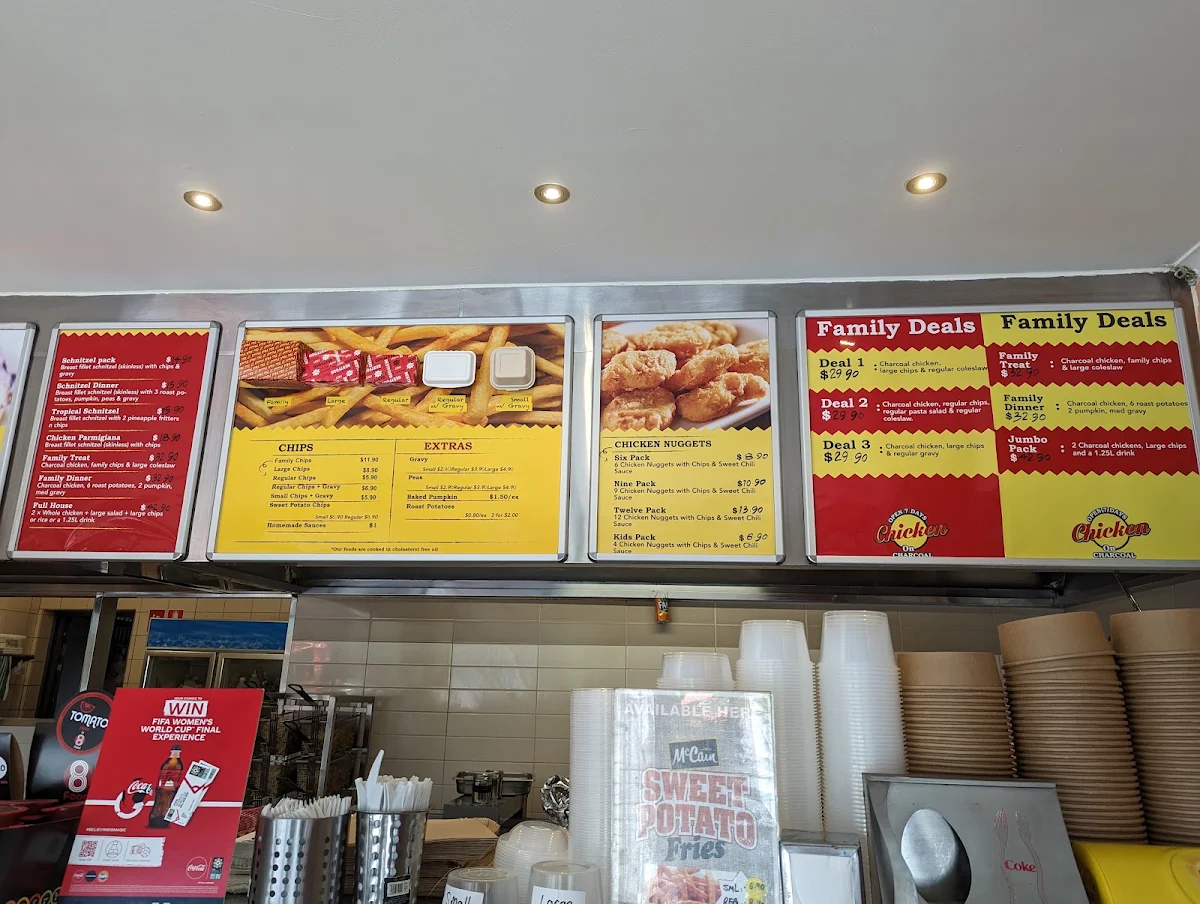 Menu, Chicken On Charcoal