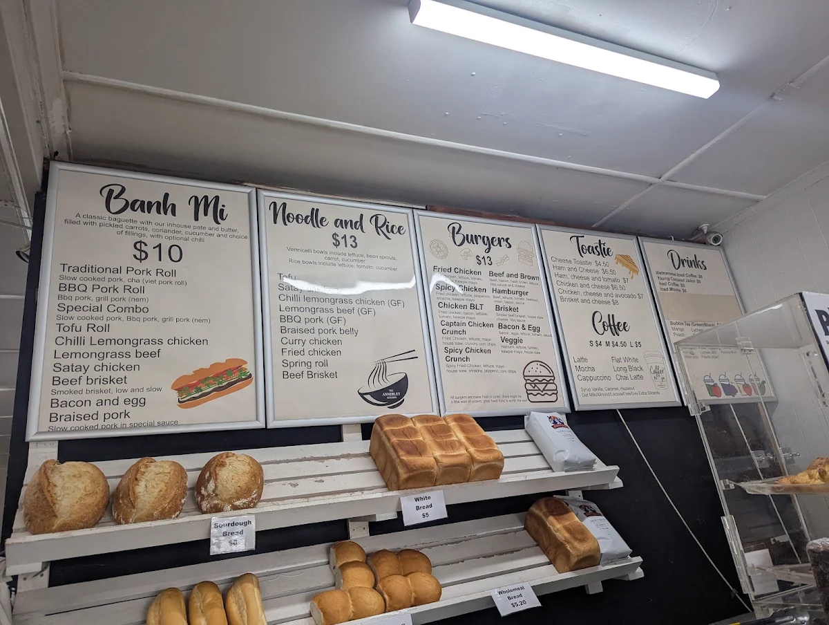 Menu, The Annerley Kitchen