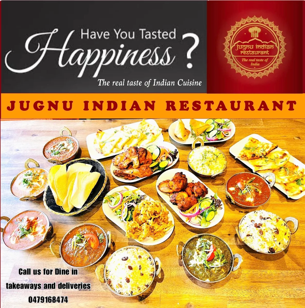 Menu, Jugnu Indian Restaurant