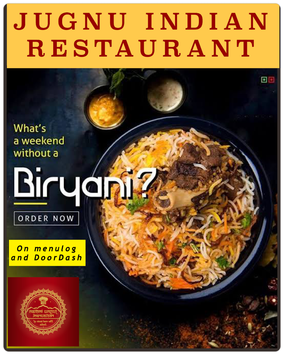 Menu, Jugnu Indian Restaurant