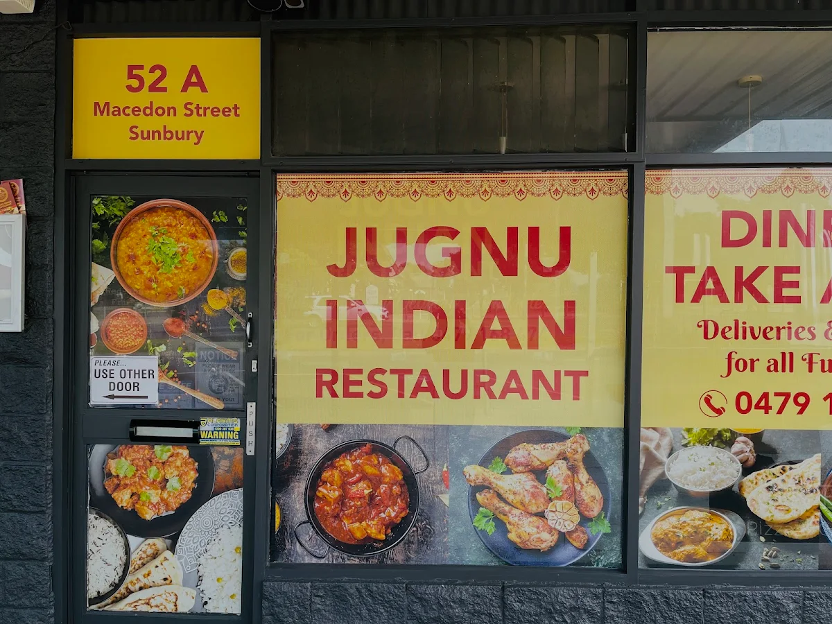 Menu, Jugnu Indian Restaurant