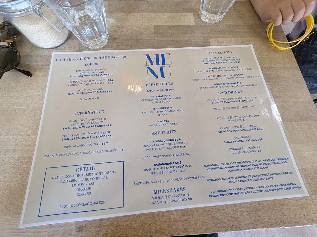 Menu, Swedish Tarts