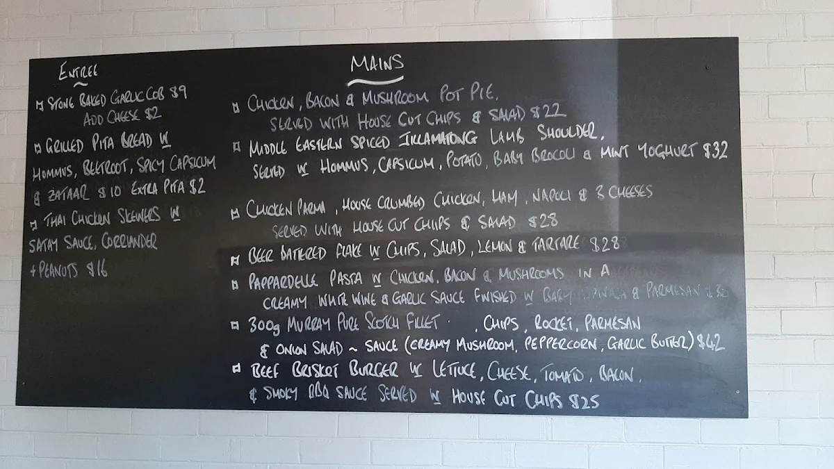 Menu, Boorhaman Hotel and Buffalo Brewery 57269335