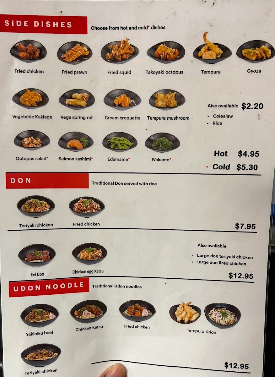 Menu, Bento Box