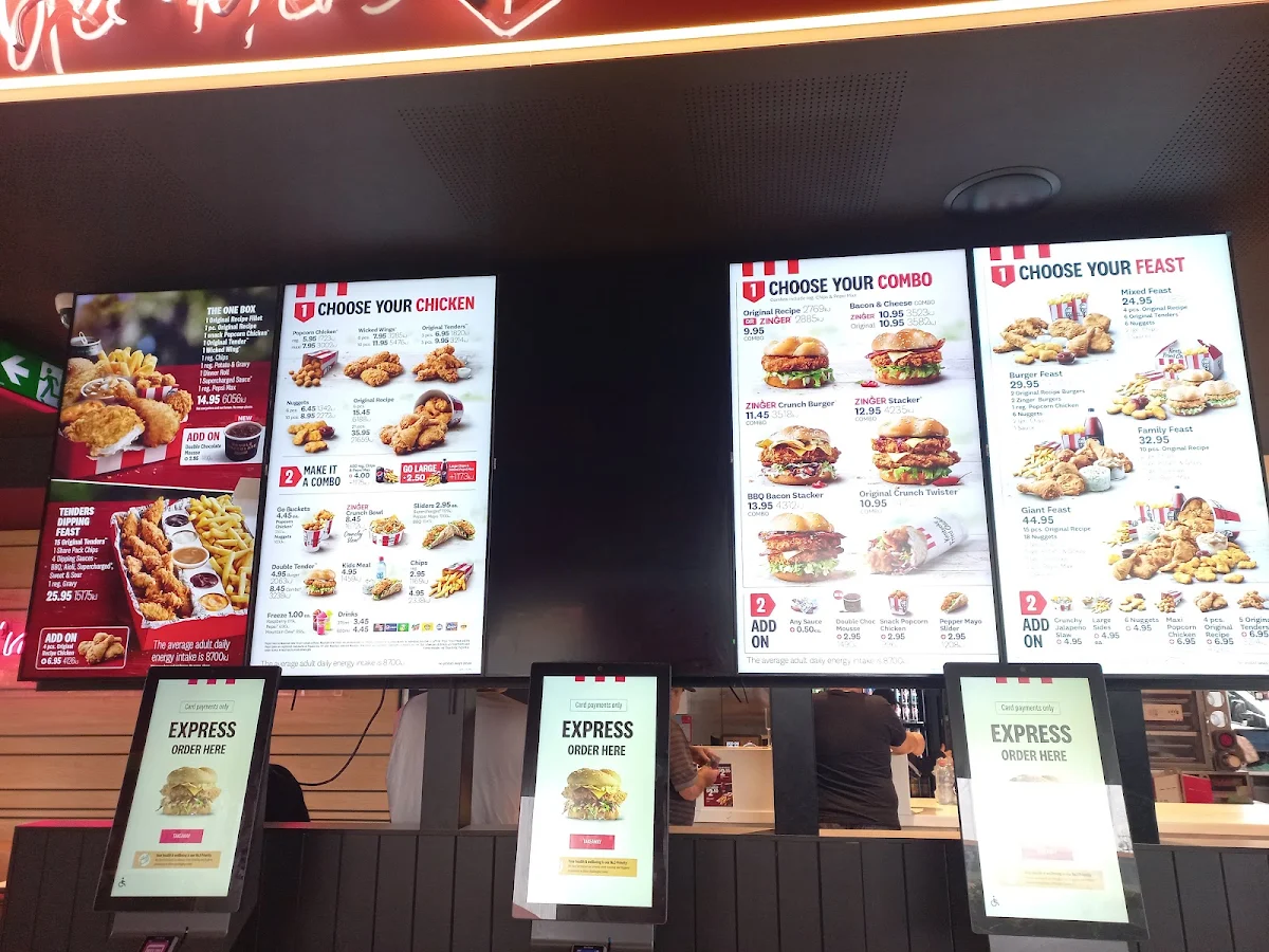 Menu, KFC West Gosford
