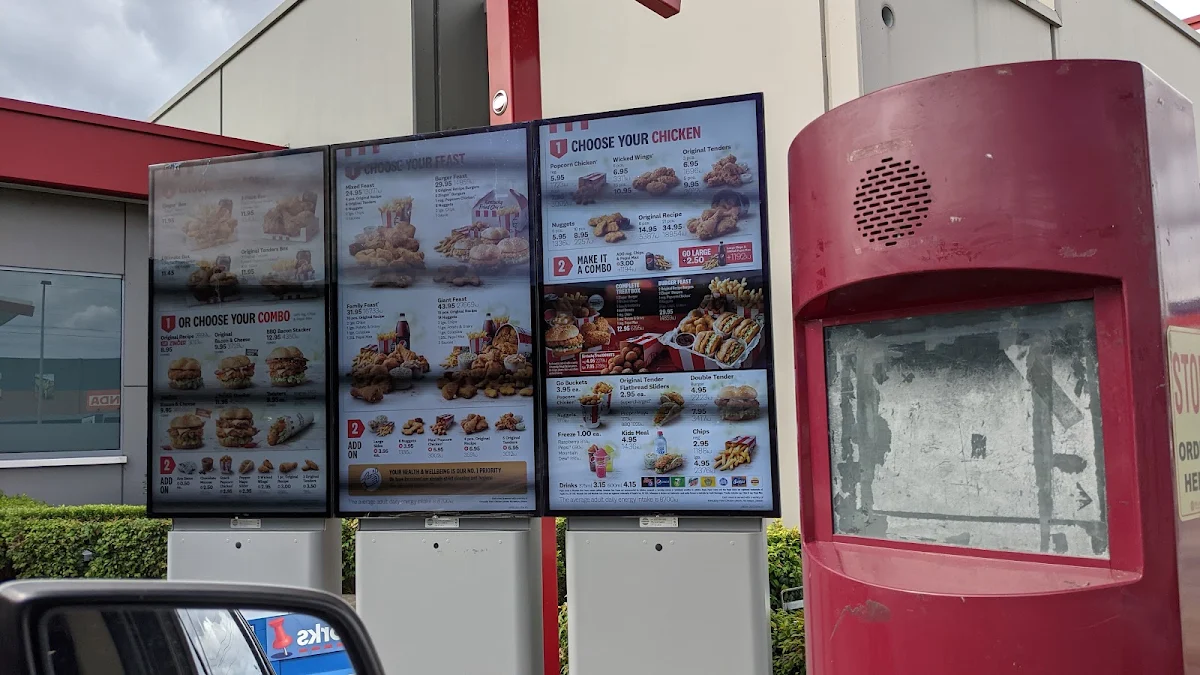 Menu, KFC West Gosford