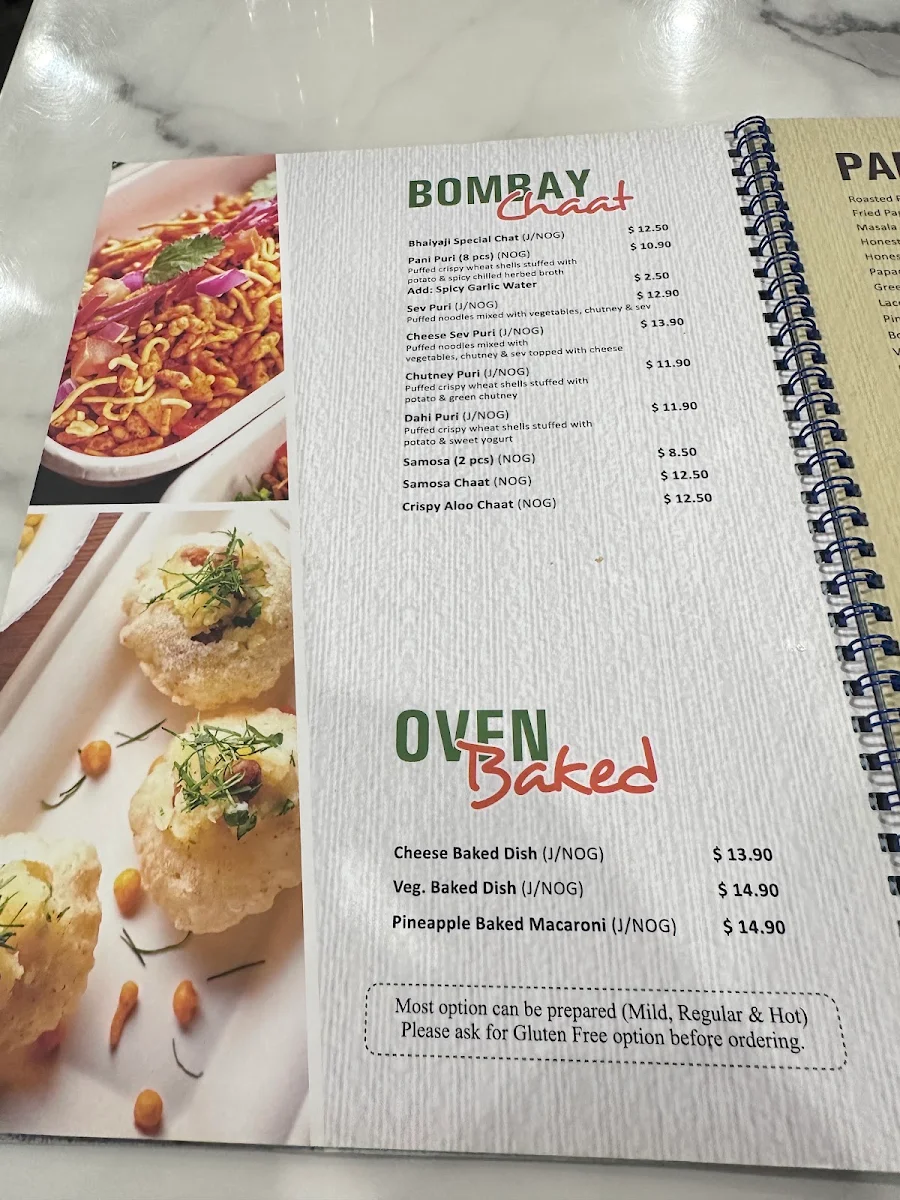 Menu, Honest Melbourne
