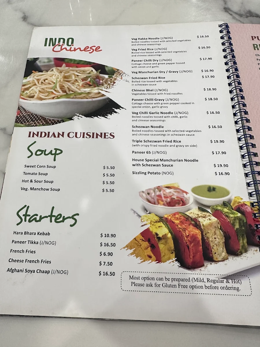 Menu, Honest Melbourne