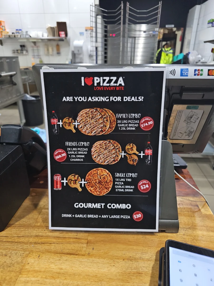 Menu, I Love Pizza Parramatta