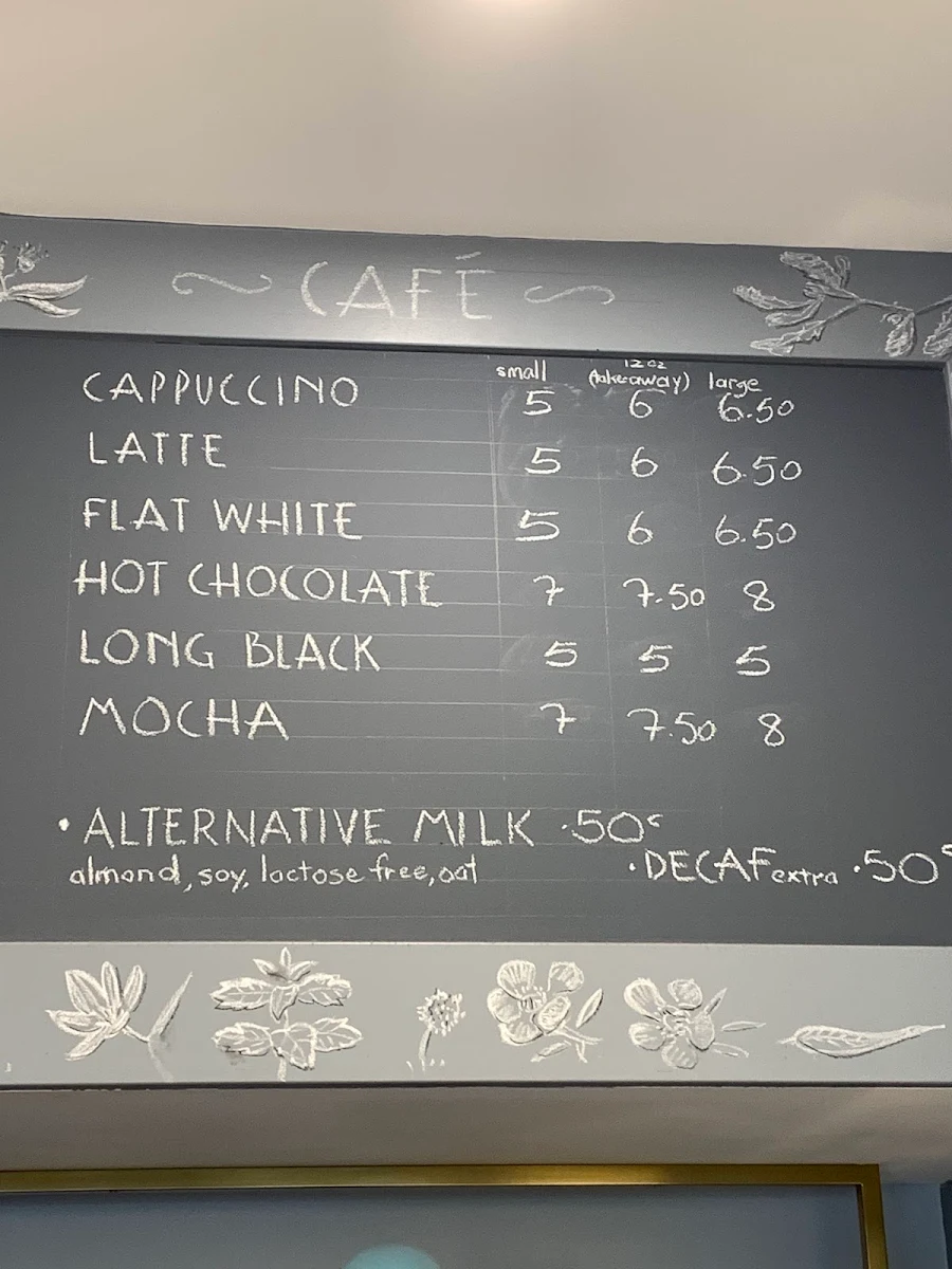 Menu, Graceville Moments Cafe & Catering