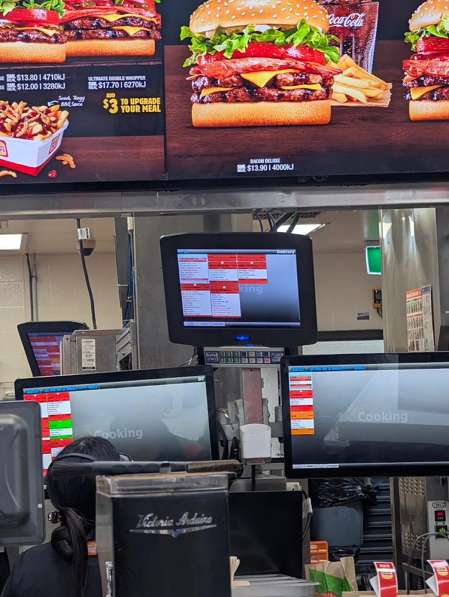 Menu, Hungry Jack's Burgers Woodville