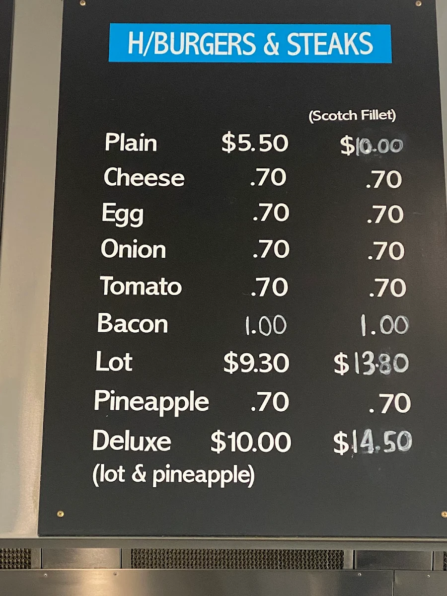 Menu, Tribeca Village Fish & Chips