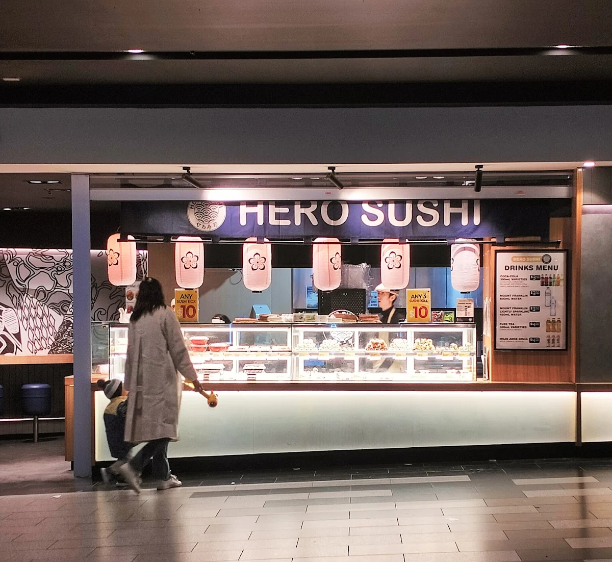 Menu, Hero Sushi Parramatta