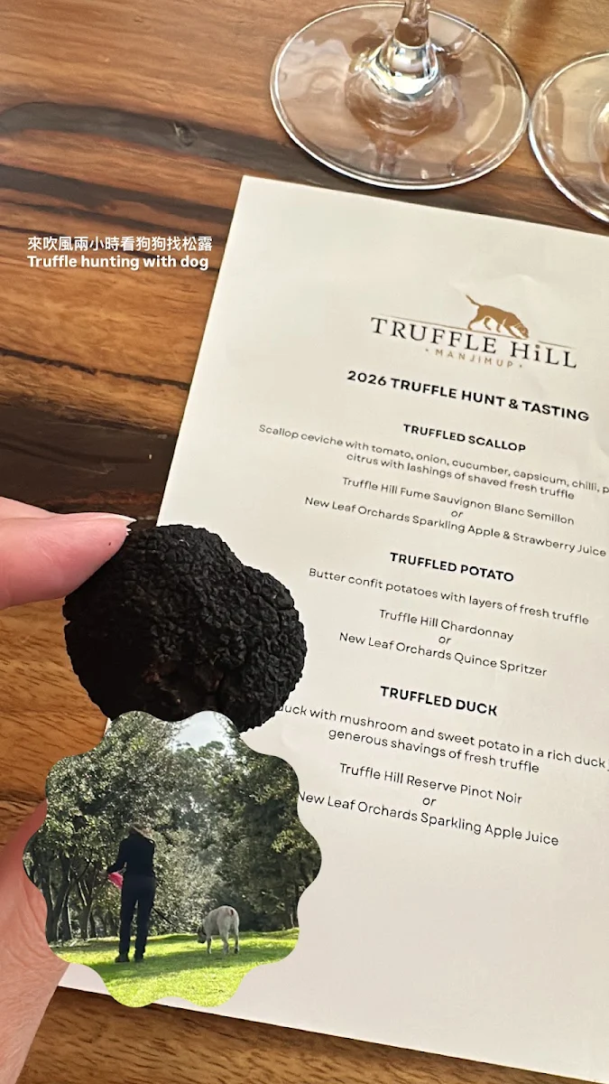 Menu, Truffle Hill