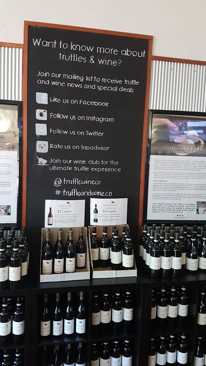 Menu, Truffle Hill