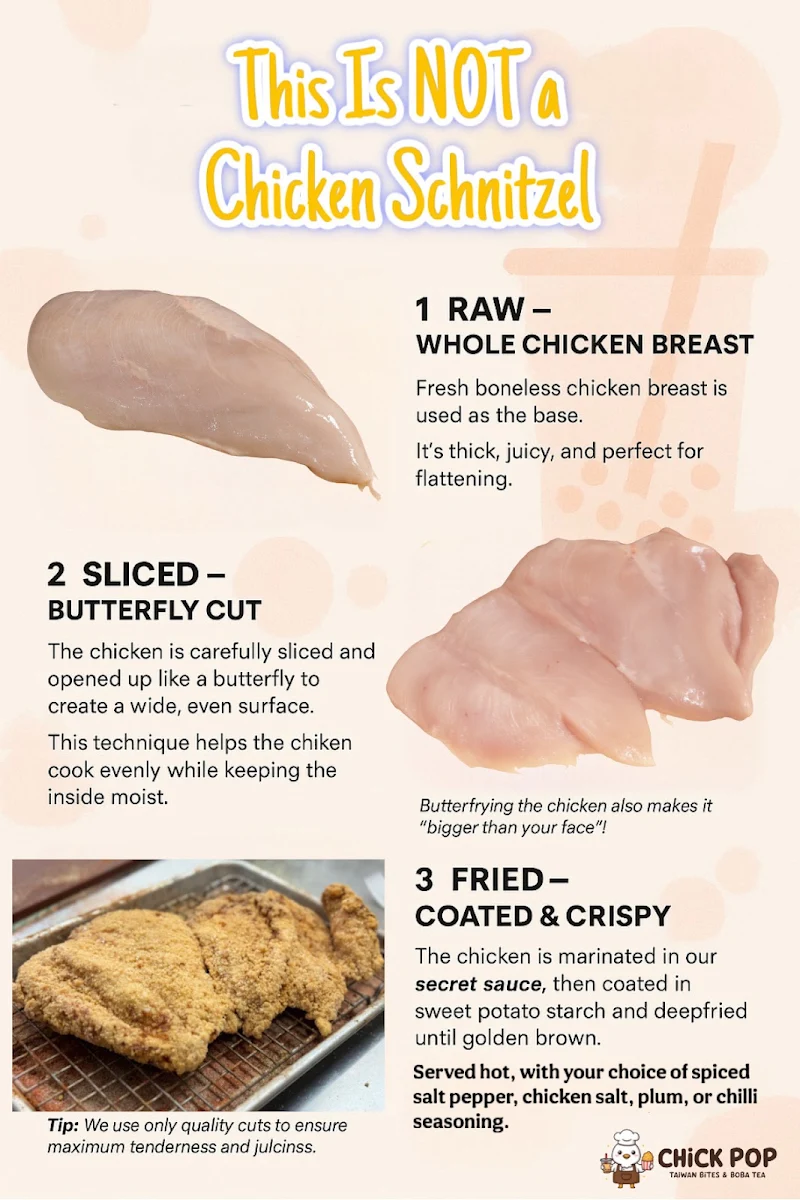 Menu, Chick Pop