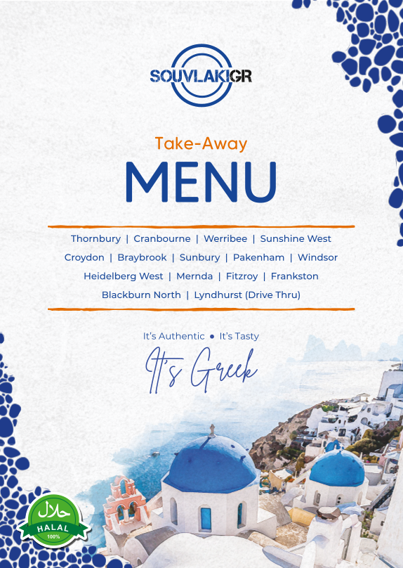 Menu, Souvlaki GR Mernda