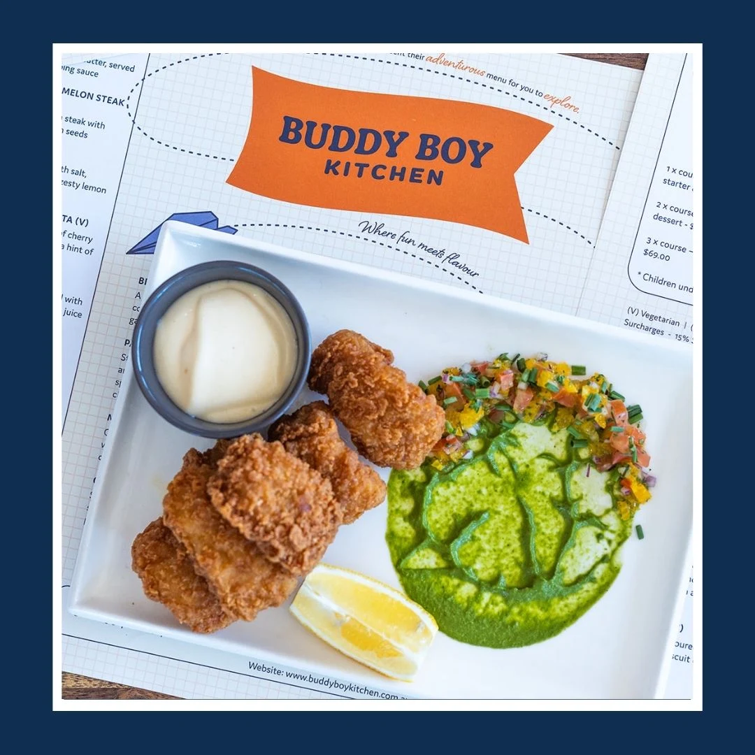 Menu, Buddy Boy Kitchen Mackay