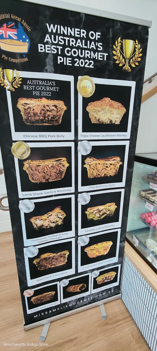 Menu, Miss Amelie Gourmet