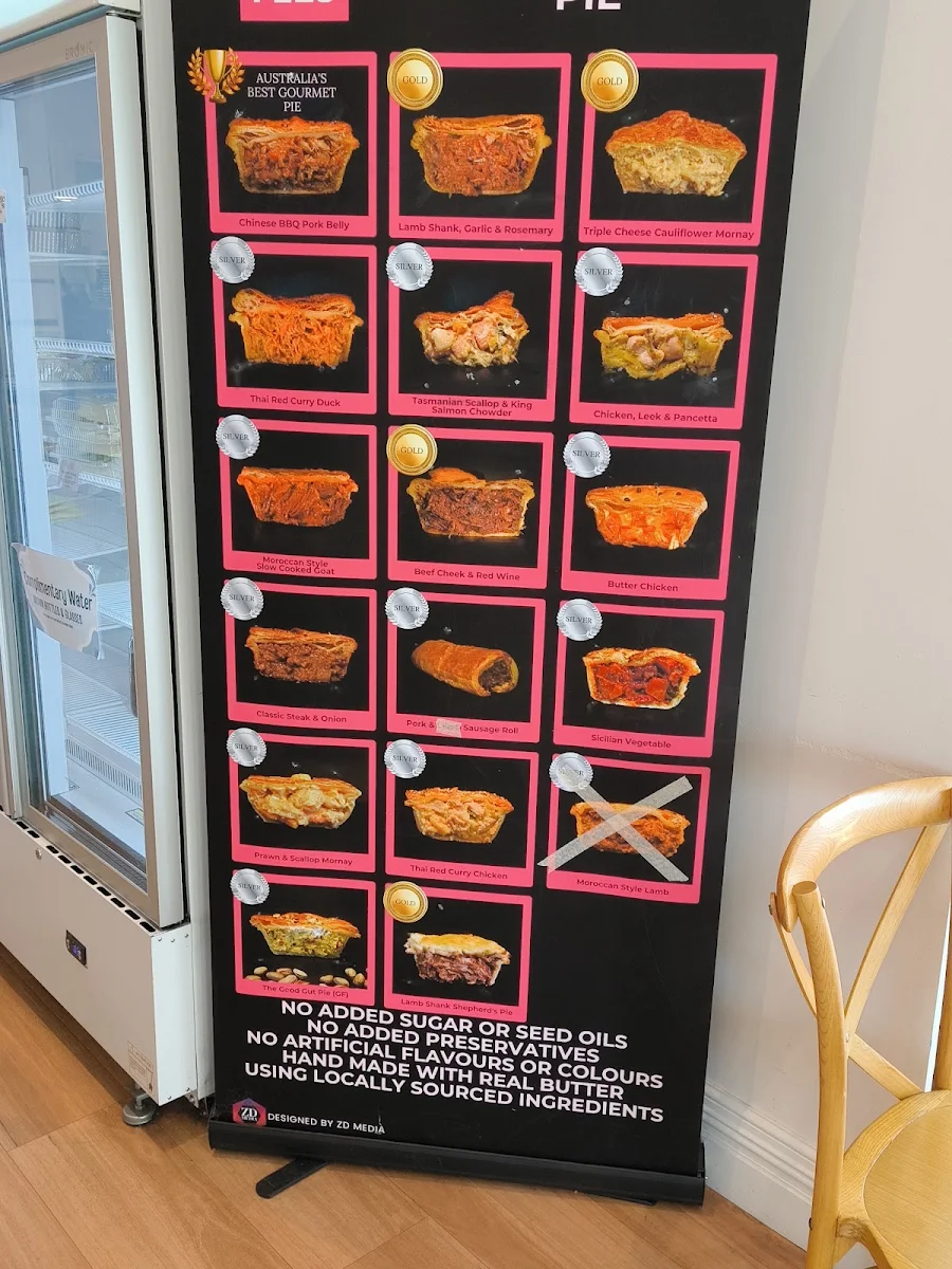 Menu, Miss Amelie Gourmet