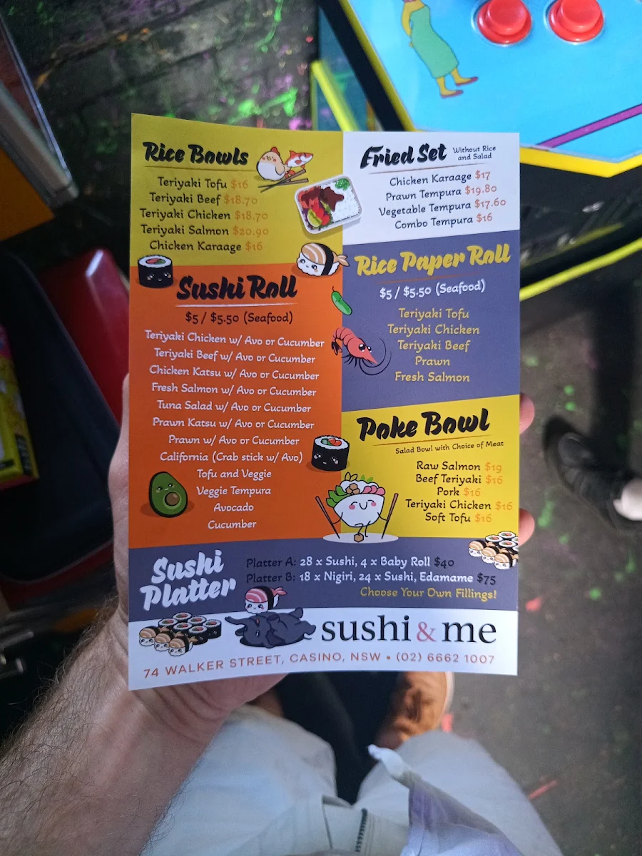 Menu, Café Pepe