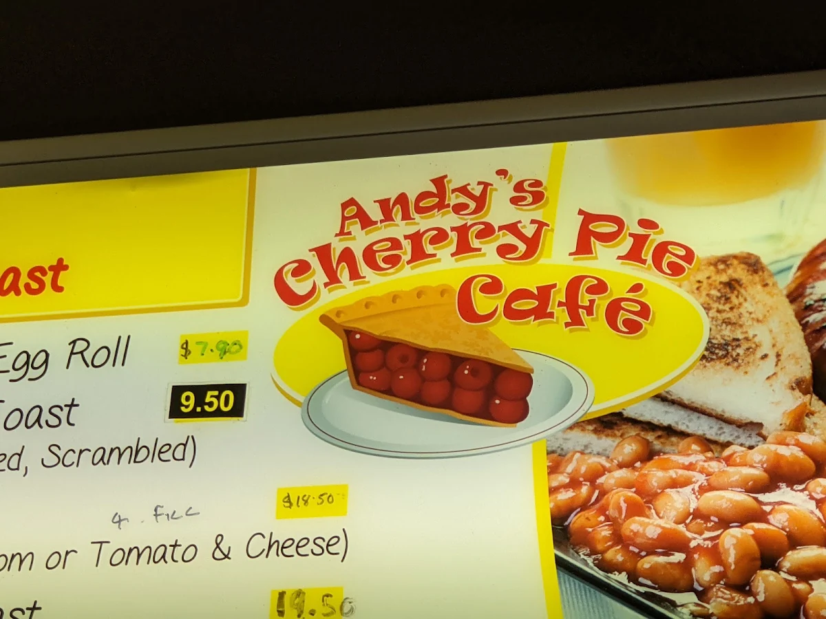 Menu, Cherry Pie Café Kebab & Burger