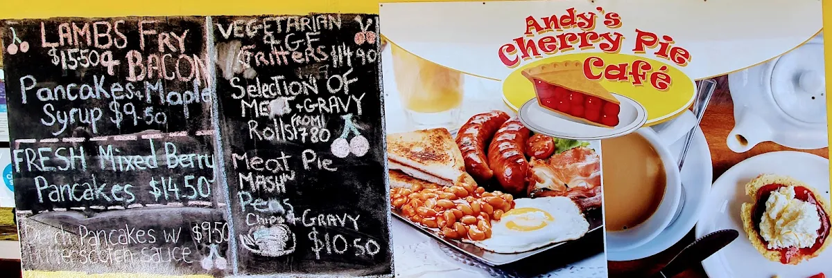 Menu, Cherry Pie Café Kebab & Burger