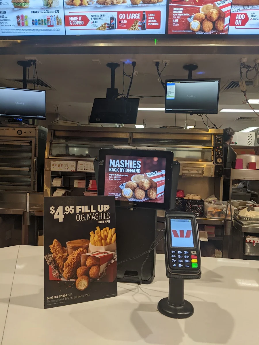 Menu, KFC Crown Casino Melbourne