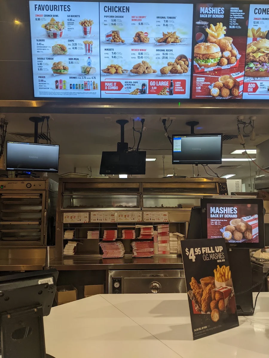 Menu, KFC Crown Casino Melbourne