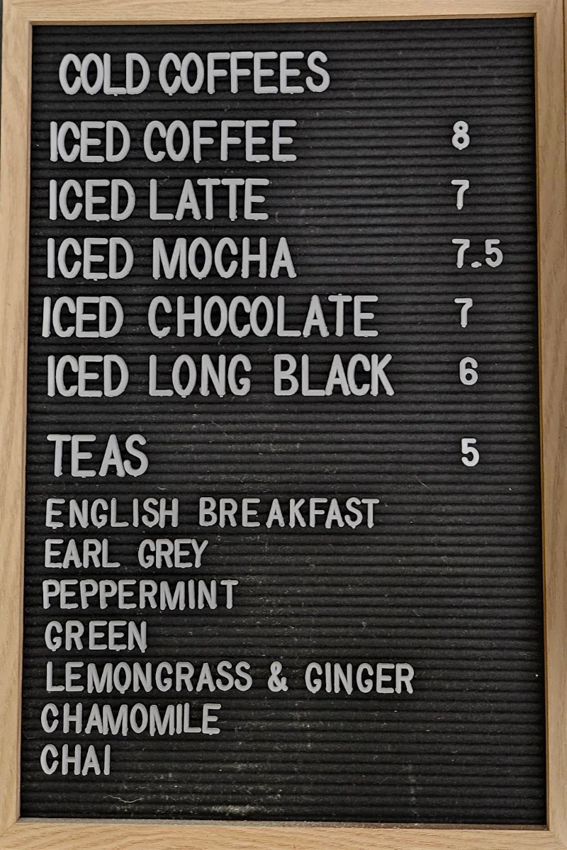 Menu, All Heart Express
