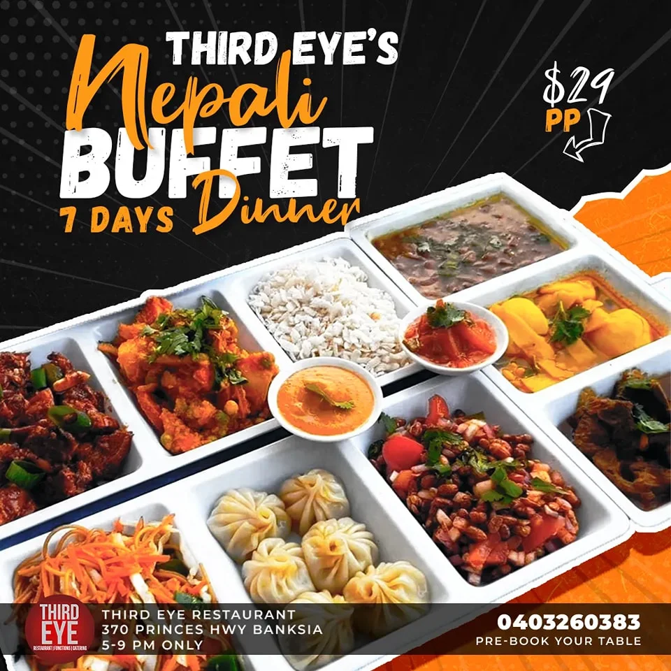Menu, Third Eye Rooftop Restaurant & Function Centre