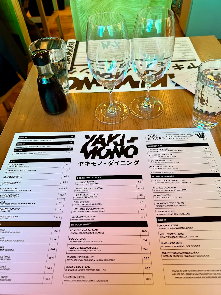Menu, Yakimono