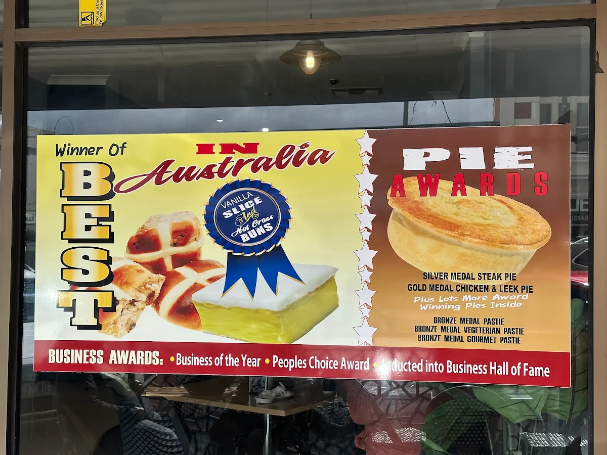 Menu, Waack's Bakery Ararat