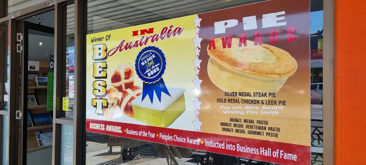 Menu, Waack's Bakery Ararat