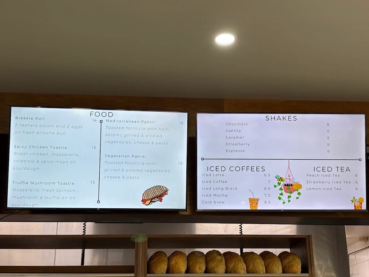 Menu, Parap Bakery