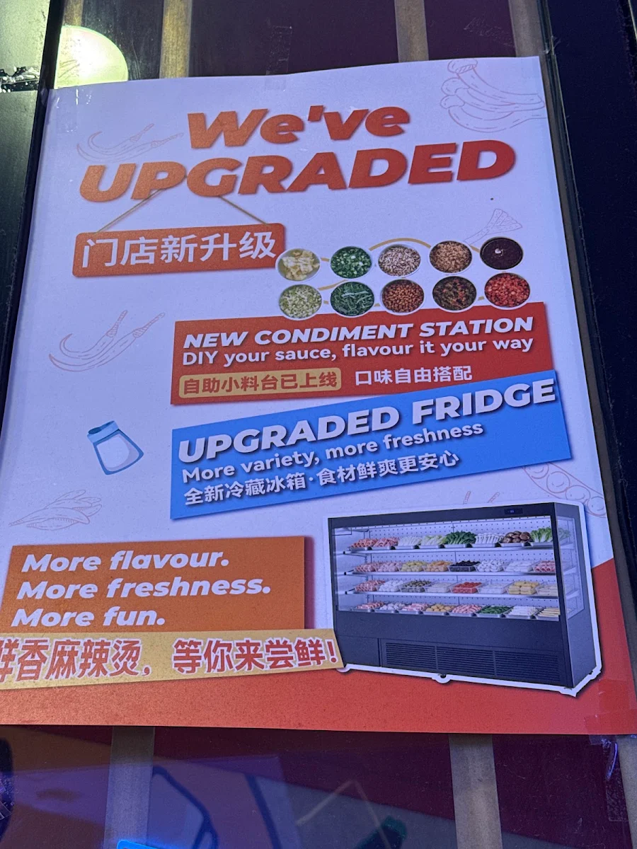 Menu, Master Malatang - Burwood