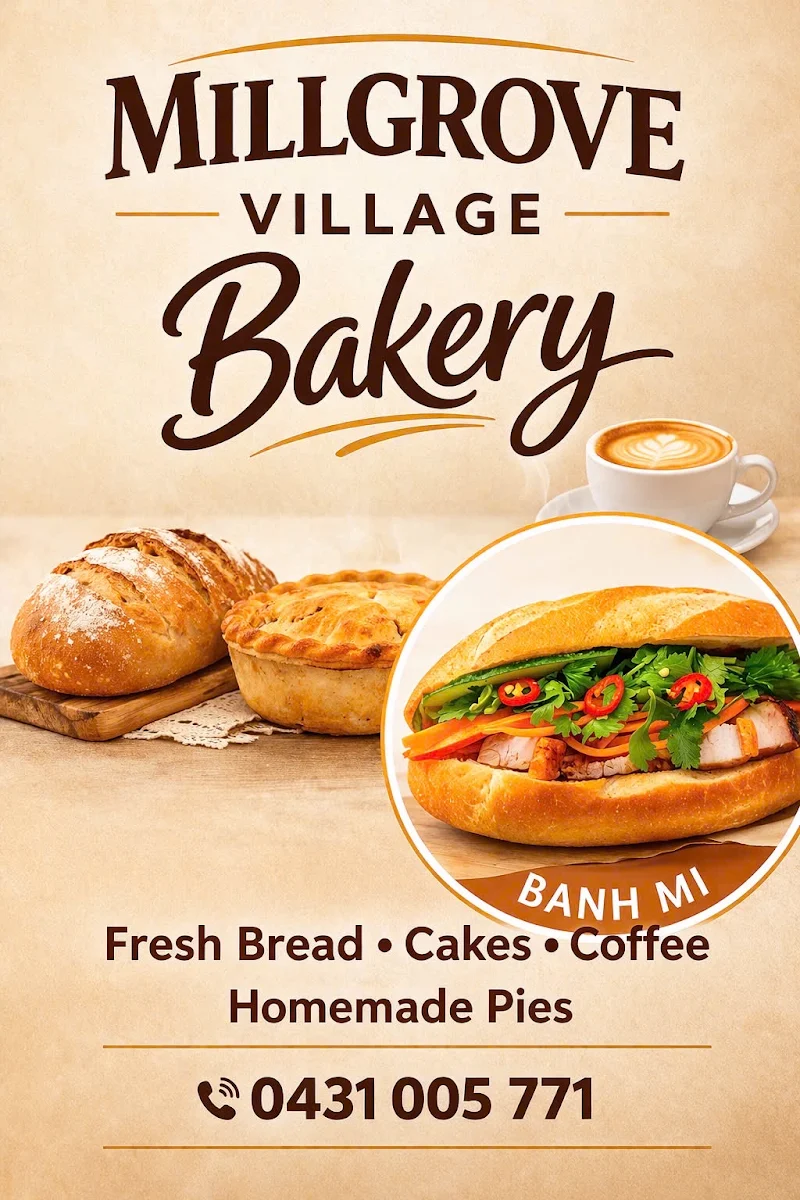 Menu, Millgrove Village Bakery