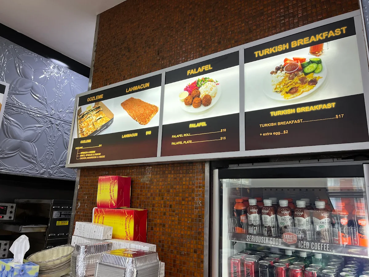 Menu, Berala Kebab House