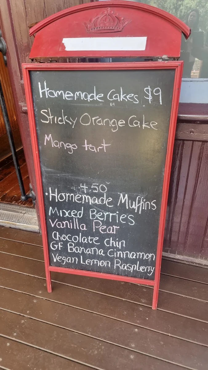 Menu, Carriage Cafe Seville