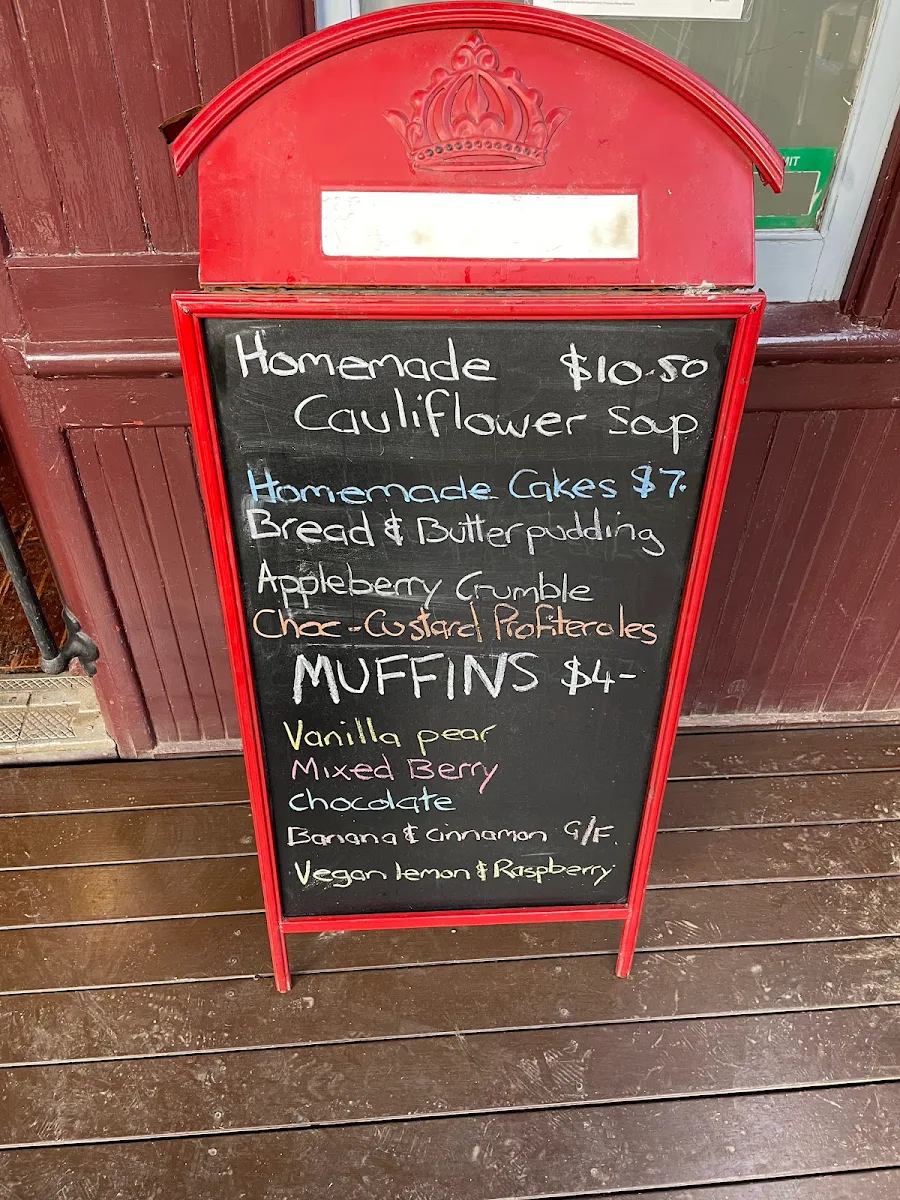 Menu, Carriage Cafe Seville