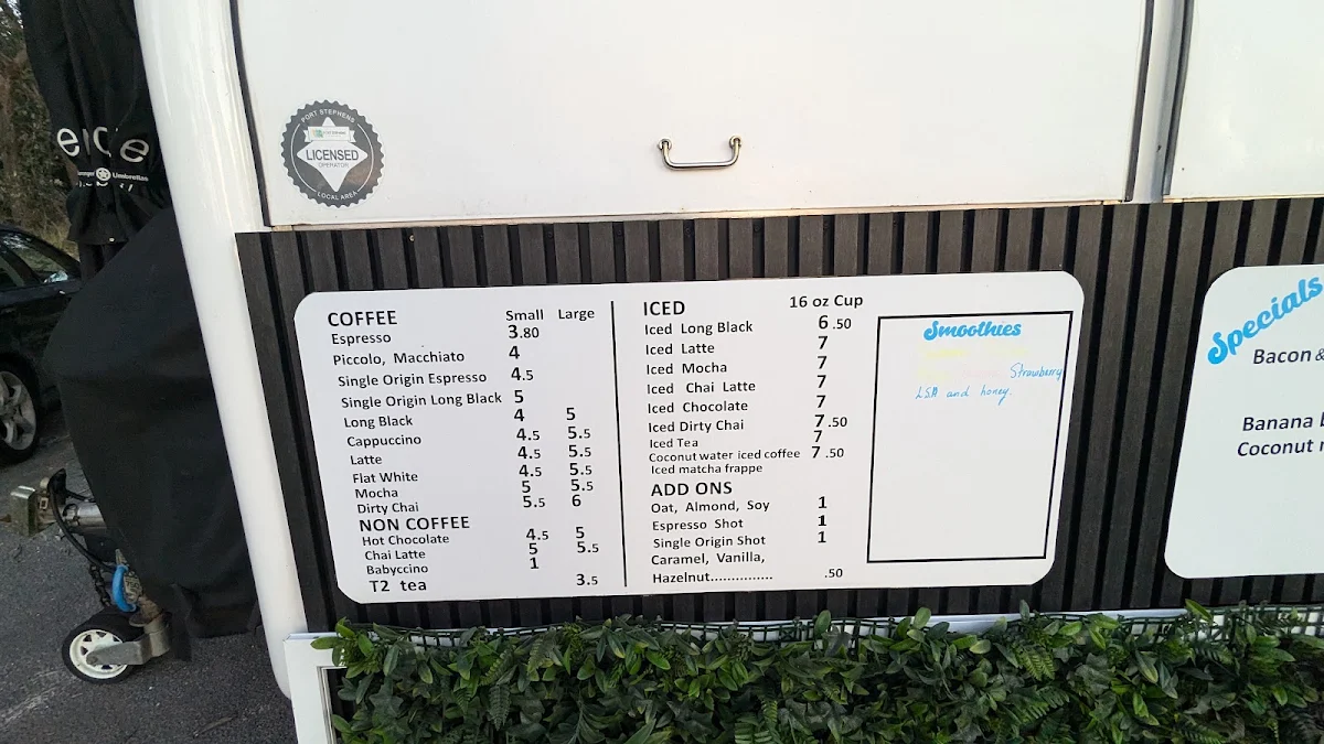 Menu, The Iron Door Craft Street Food